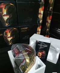 Iron Man MK17 Heart breaker Helmet 1/1 Wearable English Voice-controll Mask Toy