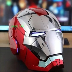 Iron man Mk5 1:1 Electric Helmet Jarvis Wearable Voice Control Halloween Cosplay