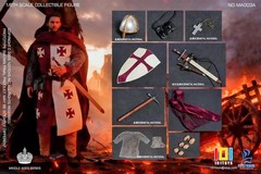 1:6 Scale 101TOYS MA003A Heavenly Kingdom Dynasty Balian – Red Hooded Cloak