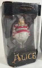 HTF American McGee’s Lot Alice and Cheshire Cat Glow in Dark Ver, J wocky, T Dum