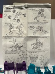 GI JOE ARAH 2004 Convention Exclusive Dreadnok Stun 100% W/Blueprints Nice Minty
