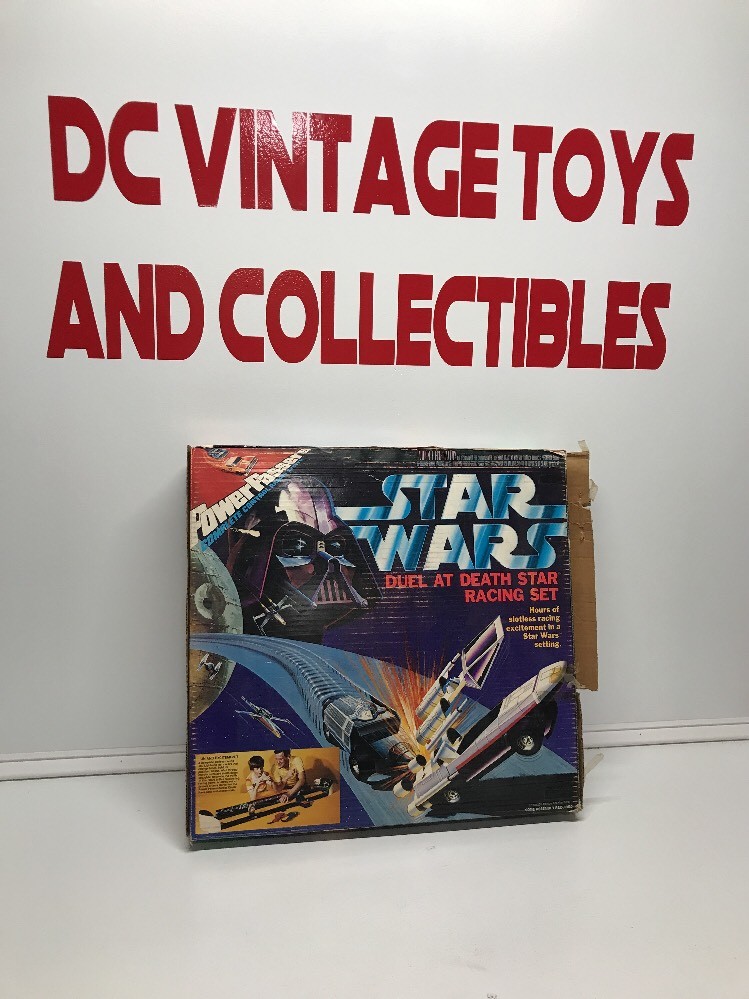 STAR WARS POWER PASSERS DUEL At DEATH STAR VADER LUKE SLOT RACING SET 1978