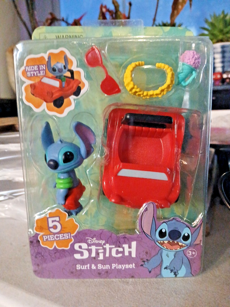 Disney Lilo & Stitch Surf & Sun Playset Action Figure Vehicle 2021 Just Play New