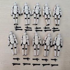 20pcs 3.75″ Star Wars Stormtroopers Full Articulated Action Figure + 40 Blasters