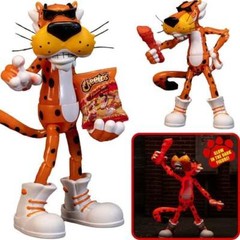 2024 SDCC EX. Cheetos Chester Cheetah Flamin’ Hot Glow-in-the-Dark 6″ AF JADA