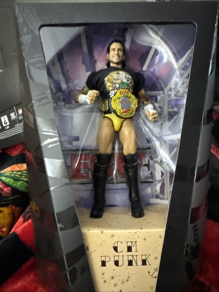WWE Mattel Creations Ultimate Edition CM Punk ECW Exclusive AEW LJN WWF ELITE