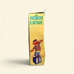 NECA Sesame Street Ernie Ultimate Action Figure Vol. 1 Featuring Letter “C” NOB