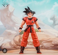 Demoniacal Fit Dragon Ball Z SHF Son Goku Kaio Ken Scarlet Martial Artist 16000