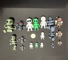 NEW! HALLOWEEN 3D Printed Articulated/Flexible Characters! Multiple Sizes!