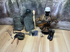DID/UJINDOU GERMAN WW2 1/6 LAH DIVISION PPSH 41 SUB MACHINE GUNNNER UNIFORM SET
