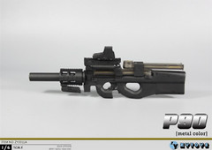 1/6 P90 Rifle Submachine Gun Weapon Models For 12″ Figure Phicen Hot toys ❶USA❶