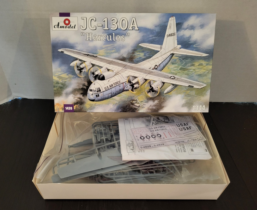JC-130A Hercules 1:144 AMODEL Plane Model Kit MIB NEW Unbuilt