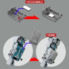 in stock! Filler Left Arm Cover Upgrade Kit For Magic Square MS-TOYS Bruticus