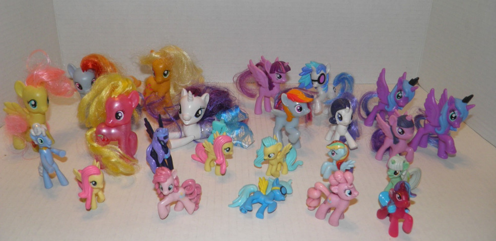 My Little Pony MLP Lot of 23 Pony’s Various Sizes VGUC