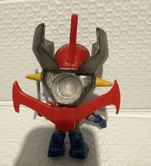 Mazinger Z Chibi Anime Robot Warrior Figure w/ Sword & Cape 4.5″ New Blue Red
