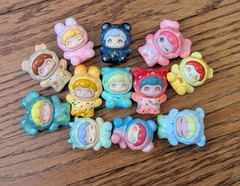 Lot of 12 BAO BAO Pet Store Spring Outing+Zodiac Series Blind Box Bean Figures