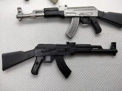 AK47 Assault Rifle 1/12 Scale Gun Weapon Action Figure Accessory Force