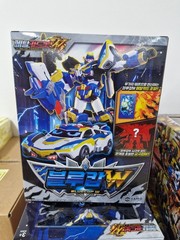 Metal Cardbot Bluecop W Transforming Robot Car Toy Korean Action Figure