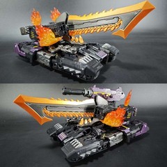 Chain Saw Knife Axe Weapon Upgrade Kit For AOTP Megatronus The Fallen