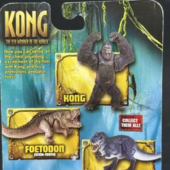 King Kong 2.5″ Action Figure 8th Wonder 66160 Playmates 2005 – Rare