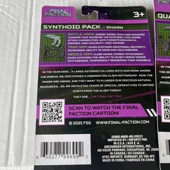 3 Pack Final Faction Kharn Hive: Quake Arms ,SYNTHOID Action weapons- New
