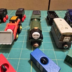 Thomas & Friends Wooden Railway Toy Train Lot – 14 Piece Mixed Vehicle Set