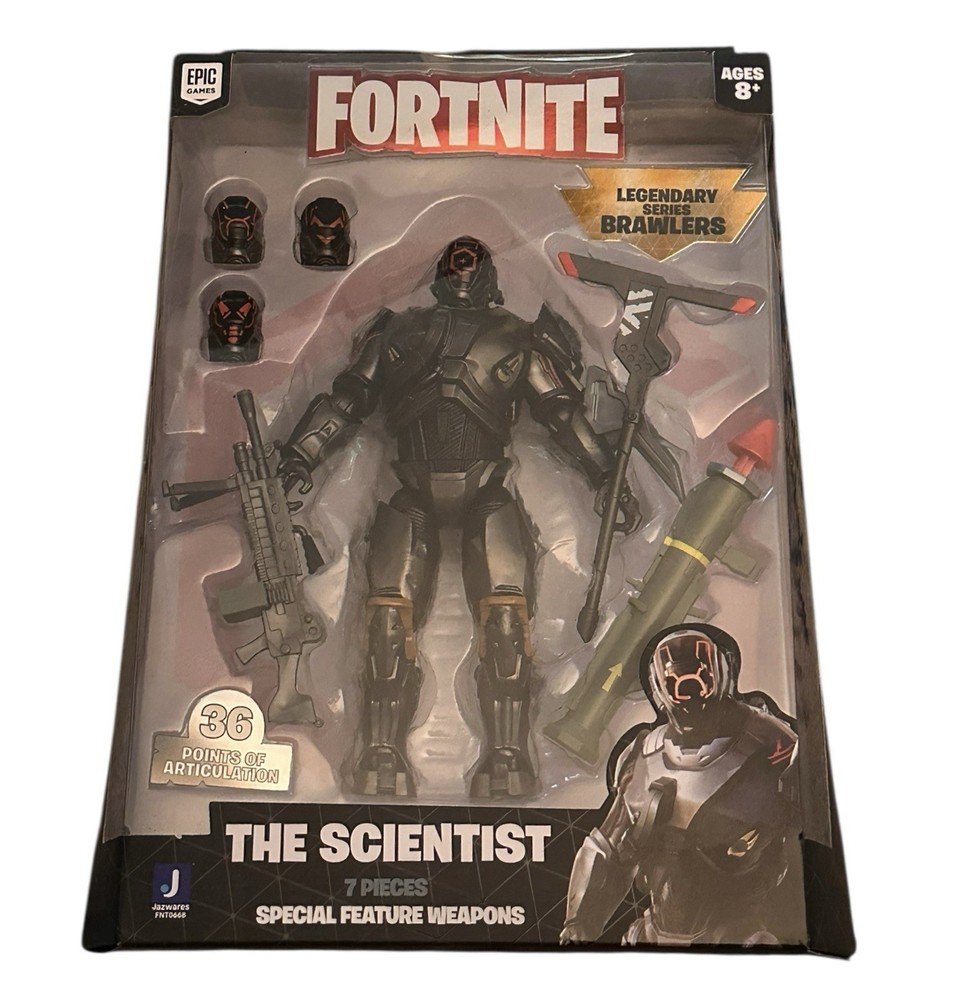 Jazwares Fortnite Legendary Series Brawlers Action Figure The Scientist NIB