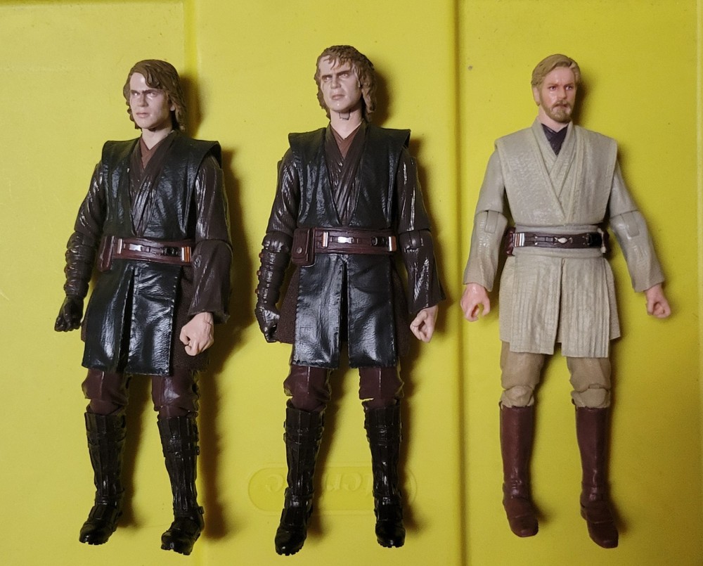 Star Wars Black Series lot of 3 Anakin Skywalker 6-Inch obi