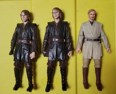 Star Wars Black Series lot of 3 Anakin Skywalker 6-Inch obi