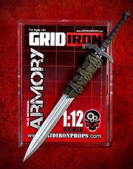 1:12 2-Handed Sword w/sheath Weapon For Mythic legions Marvel Legends Spawn GA9
