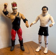 JERRY LAWLER vs ANDY KAUFMAN rare WWE wrestling lot Classic Superstars FIGURES