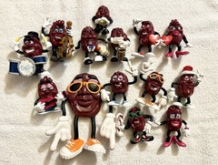 California Raisins PVC Figures Lot of 4 Vintage 1987 CALRAB