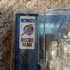 MC8 Silver Microman Takara Action Figure Very Rare, Micronauts Series NEW!!!