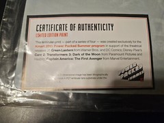 Limited Edition Hologram 14″ x 11″ Print Kmart 2011 Autobot Alliance – 3 of 4