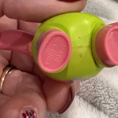 Spongebob 2012 Patrick Star Sonic Push Button Pop Out Tongue Figure