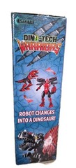 D4 Dino-Tech Warriors Transforming Robot to Dinosaur Action Figure Crypto Sphere