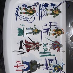 I Have 8 Complete Ninja Turtles the next mutation 1997 action figures