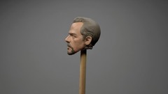 1:12 custom painted Simon Pegg, Benji from Mission Impossible head sculpt