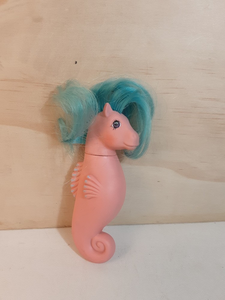 Vintage G1 My Little Pony Wavedancer Sea Pony 1984 Hasbro Pink Blue Hair