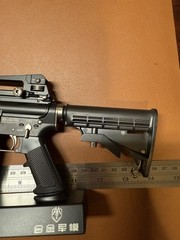 1:2 High Precision M4A1 Carbine Black Eject Metal Super Rare A+ Machine Gun Toy