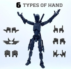 Elegant 5.54” T13 Articulated Figure – Customizable with 12 Unique Accessories