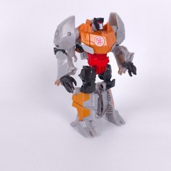 Transformers Gold Armor Grimlock Complete RID 2015 Warrior Class