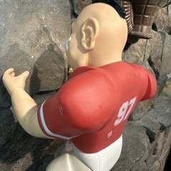 1986 HG Toys Pigskin 15in Football Plastic Articulated Figure