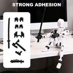 T13 Action Figure Set, 8PCS Already Assembled, Movable Multi-Joints | 3D Printed