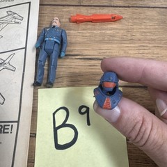MASK Switchblade Vintage 1985 Vehicle w/Miles Mayhem Figure, Bomber, Extra Blade