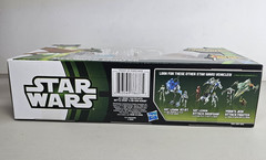Star Wars MTT Droid Fighter 2012 Obi-Wan Kenobi Battle Droid Blue Figure Green