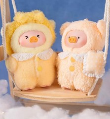 6Pcs Toyzero Lulu The Piggy Dreaming Wonderland Series 3.9In Plush Pendants Gift