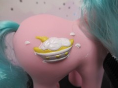 My Little Pony G1 Sundae Best Banana Surprise Pink Blue 1987 Hasbro cream split