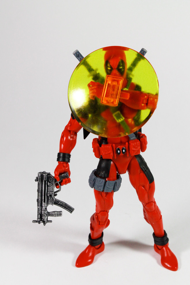 Custom clear ORANGE Energy SHIELD for 6in. figure 1:12 PHOTON resin