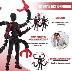 Collectors Favorite: Multi-Articular 3D Printed Robot Action Figure for Ages 3+